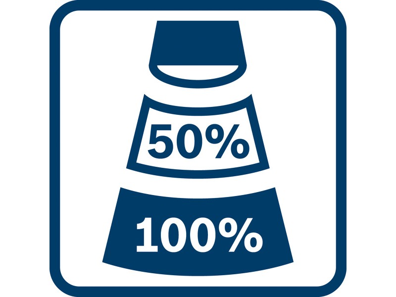 Brezžična svetilka Bosch za uporabo na gradbišču GLI 18V-3000, 06014A8100